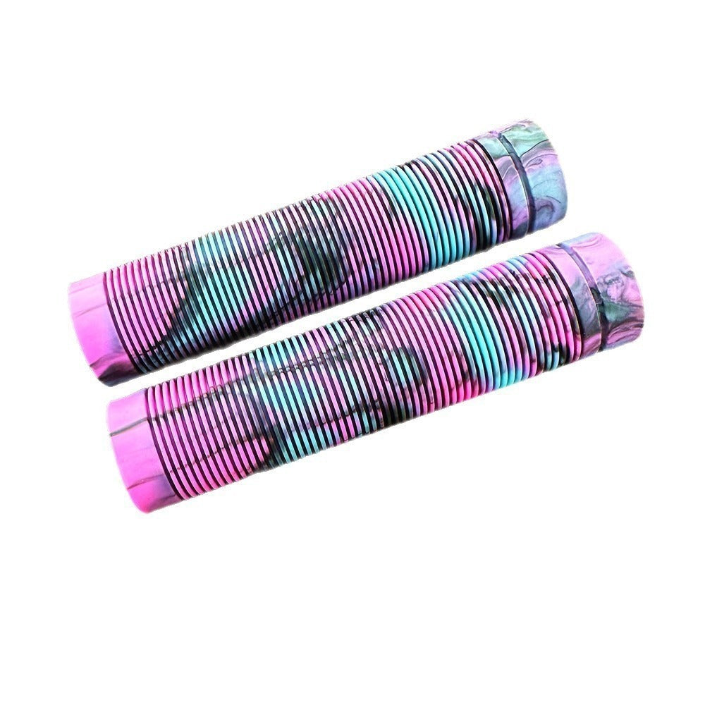 Vibrant Textured Bicycle Handlebar Grips Stornfield