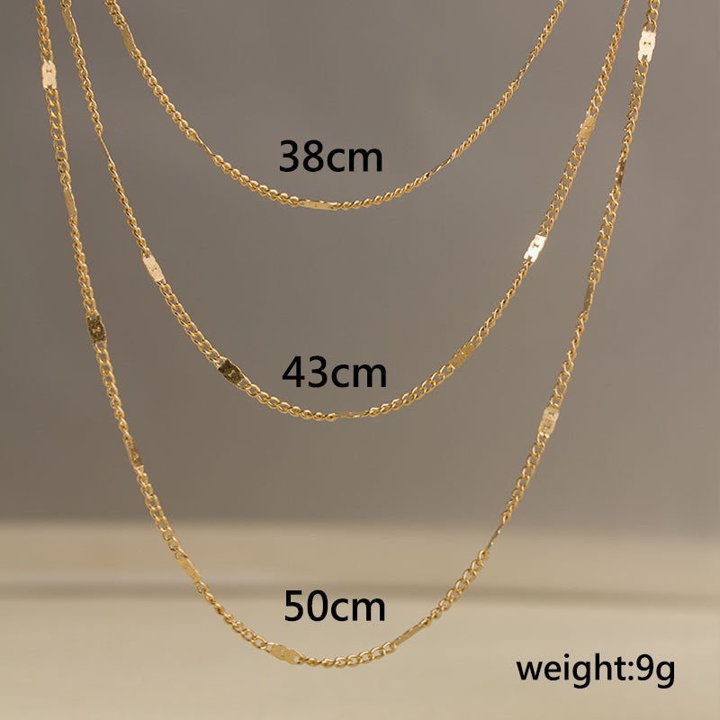 Layered Sleek Chain Necklace Stornfield