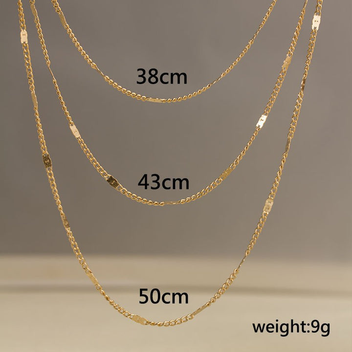 Layered Sleek Chain Necklace Stornfield