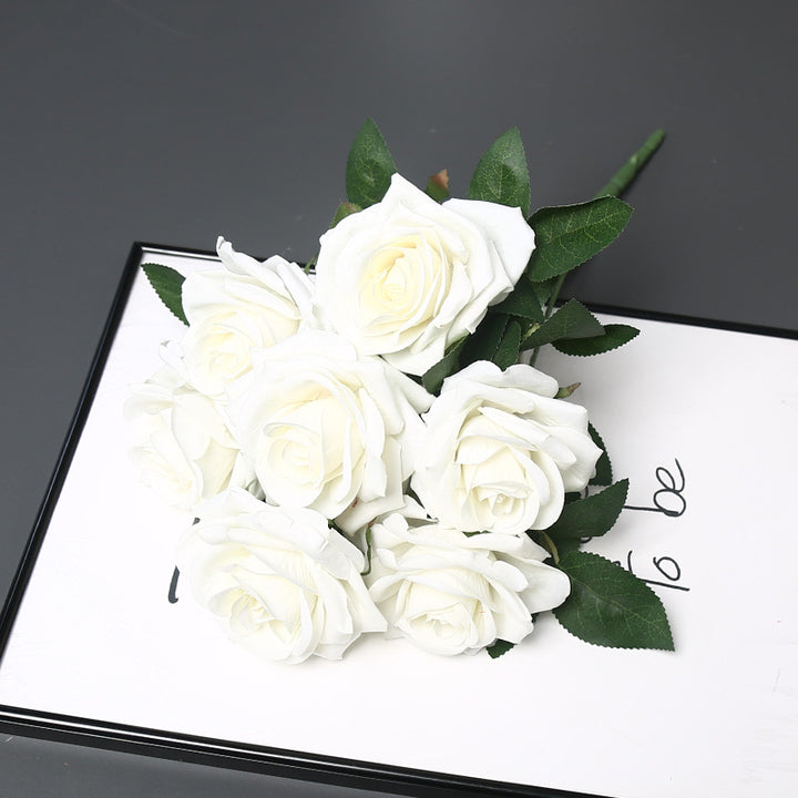 Decorative Faux Rose Bouquet for Home Decor