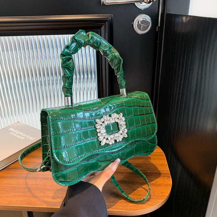 Glamorous Crocodile Texture Evening Handbag Stornfield