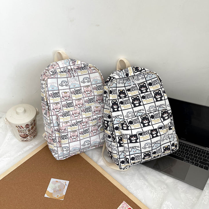 Cartoon Patterned Backpack Stornfield