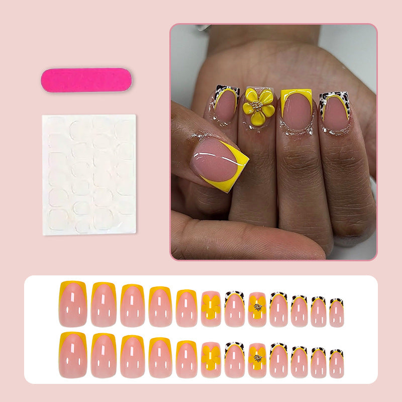 Nail art set with cheerful floral and animal designs Stornfield