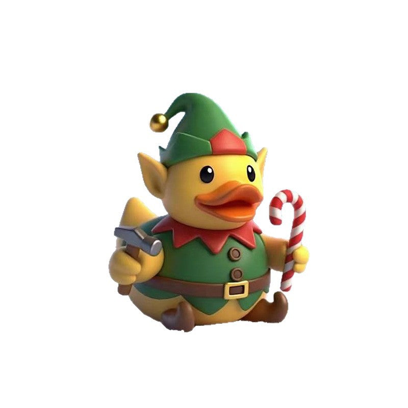 Funny rubber duck in craftsman's outfit Stornfield