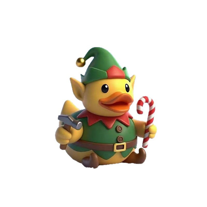 Funny rubber duck in craftsman's outfit Stornfield