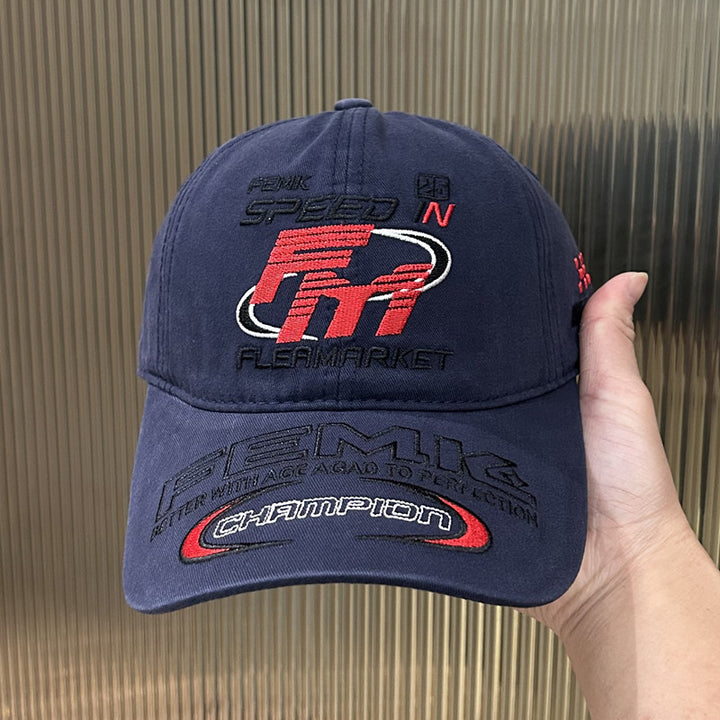 Men's Sporty Embroidered Cap Stornfield