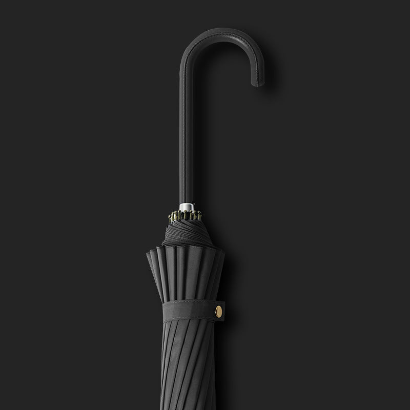Ladies elegant and wind-resistant folding umbrella with ergonomic handle Stornfield
