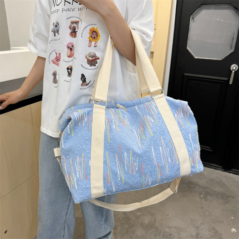 Multifunctional sports and travel bag with creative texture Stornfield