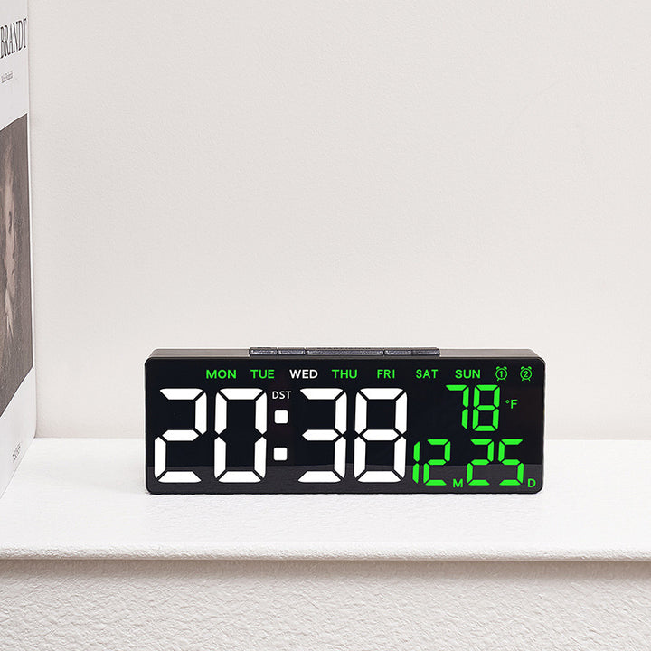 Digital alarm clock with large, clear LED display and temperature display Stornfield