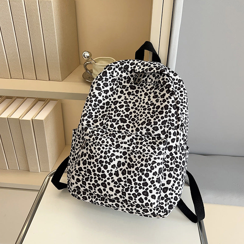 Stylish Backpack in Leopard Print Stornfield