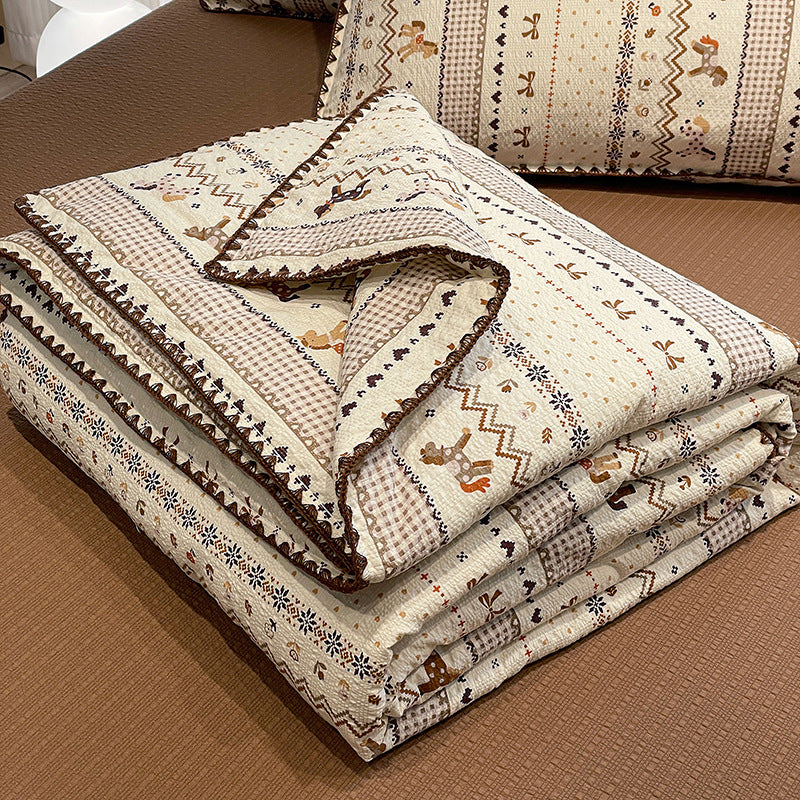 Soft Reversible Patterned Quilt