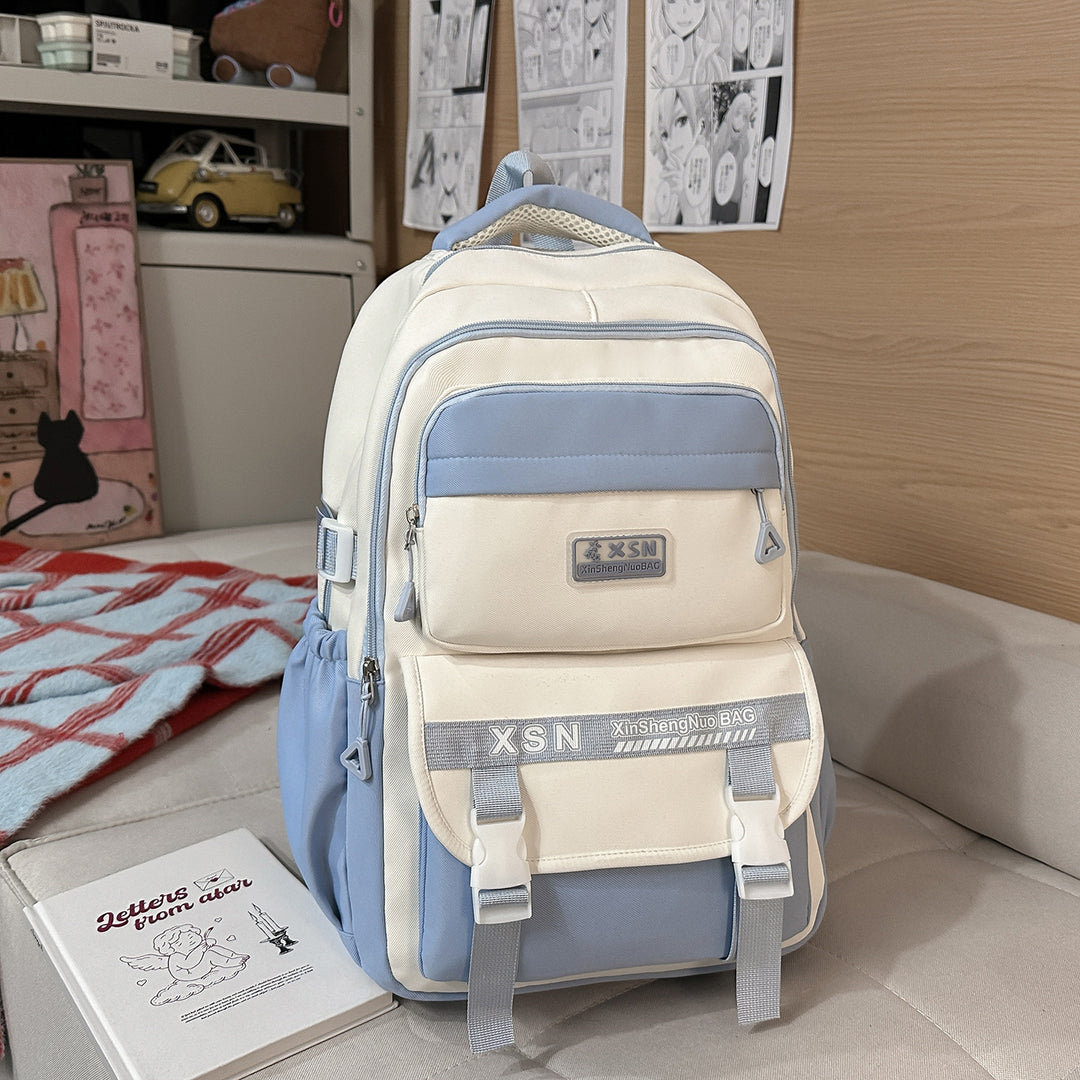 Multi-Compartment Stylish School Backpack