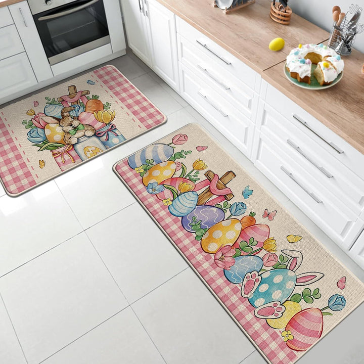 Children's Easter-Themed Kitchen Floor Mat Stornfield