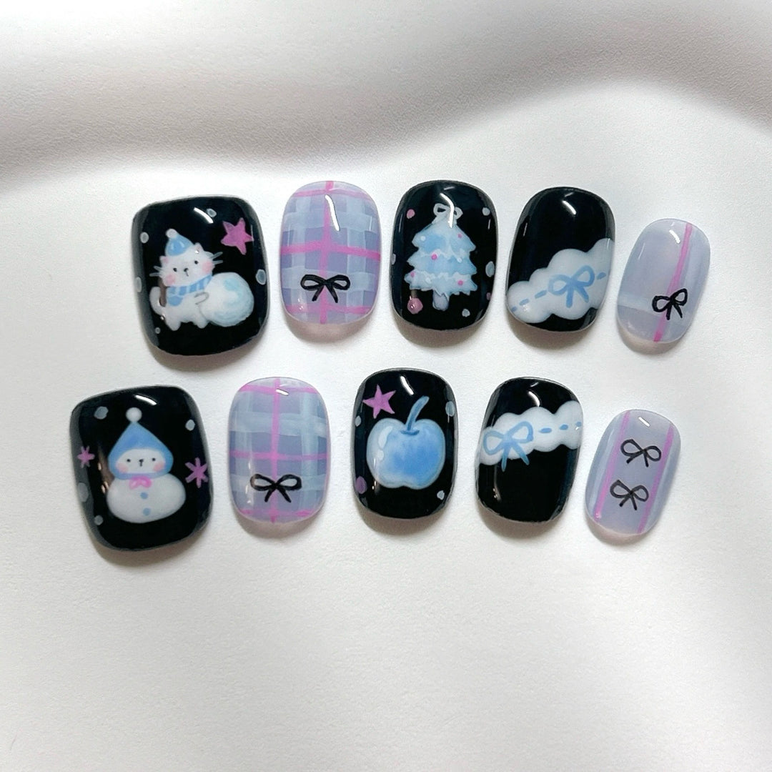 Themed Press-On Nail Art Kit