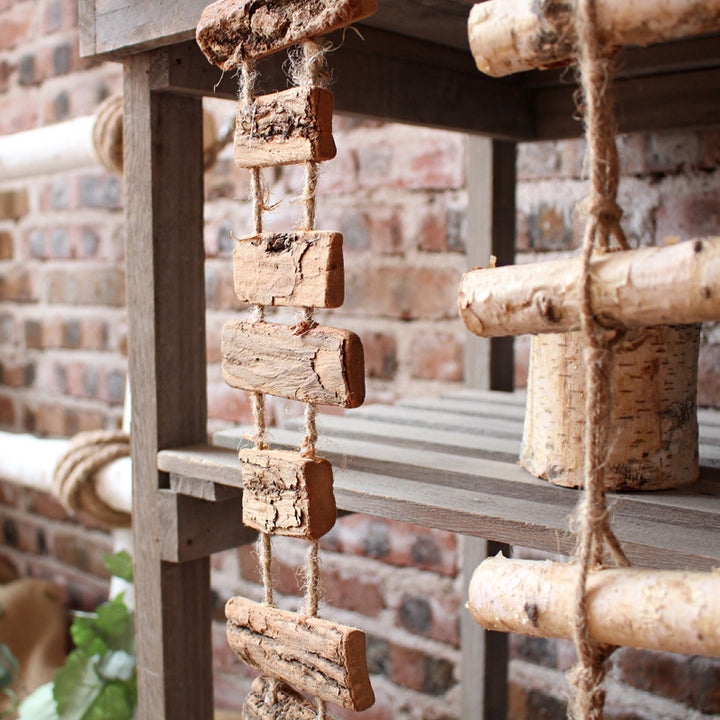 Rustic wall hanging made of natural wood Stornfield