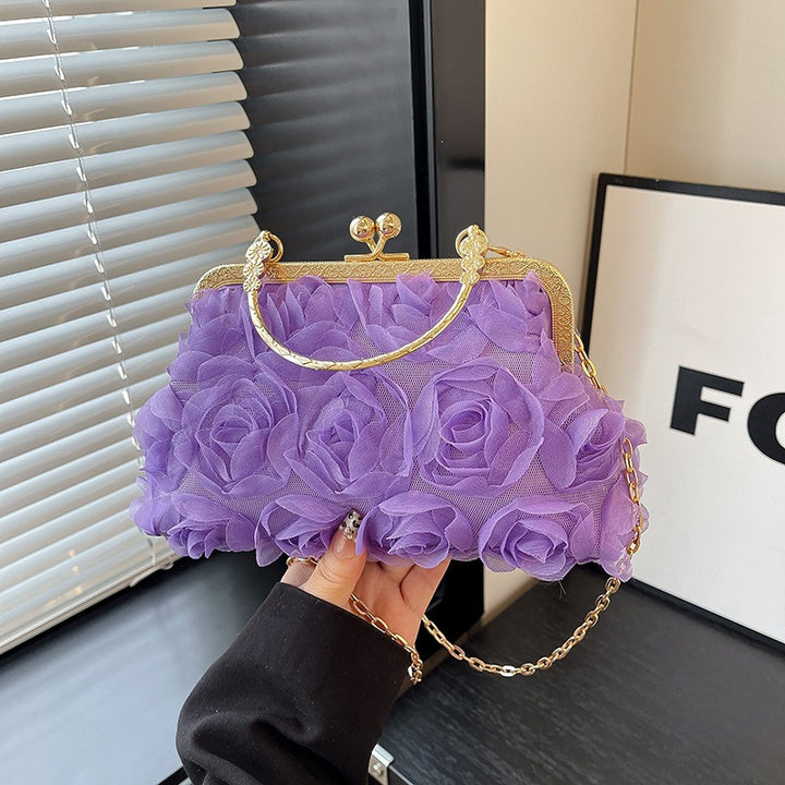 Floral Embellished Evening Clutch