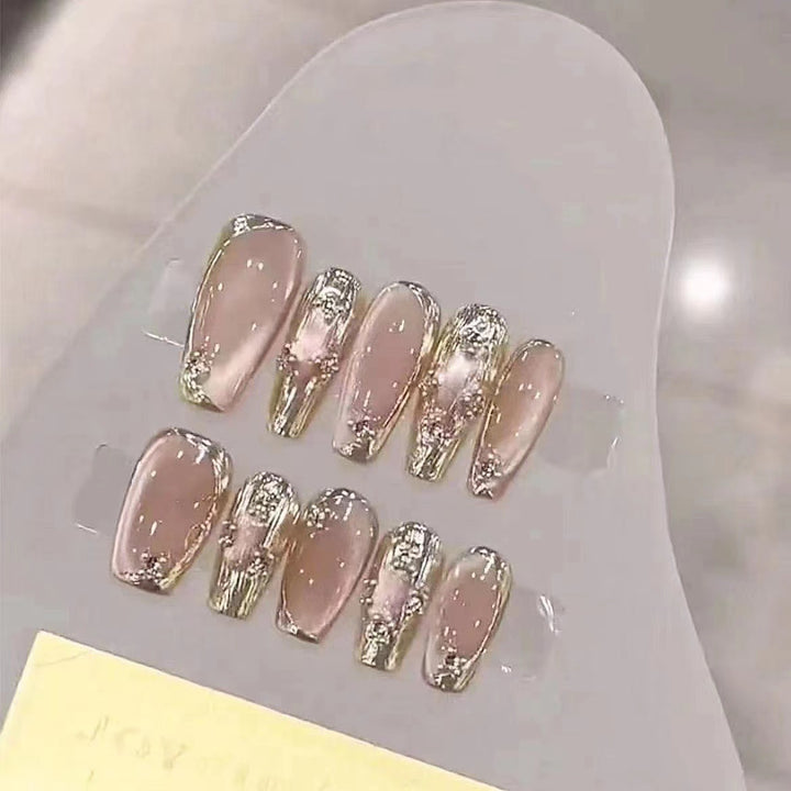 Chic Press-On Nail Art Set Stornfield