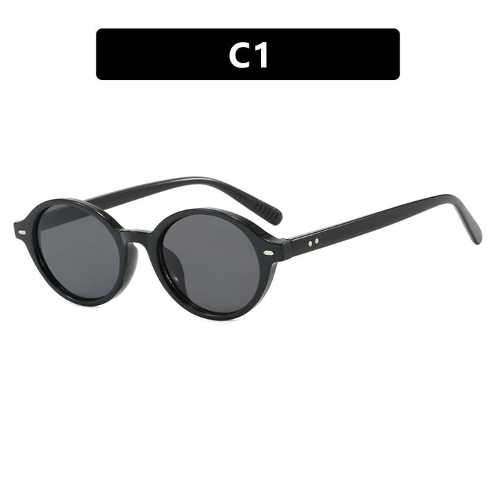 Women's round sunglasses with modern design and polarized lenses Stornfield