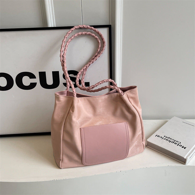 Stylish Braided Handle Handbag Stornfield