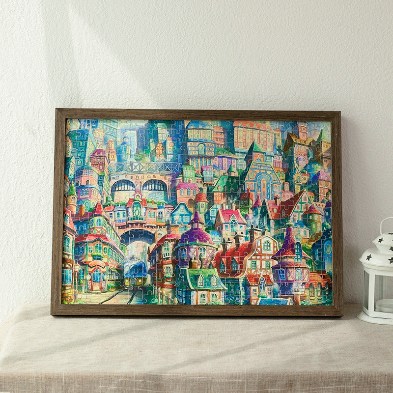 Puzzle Artwork Display Frame for Home Decor