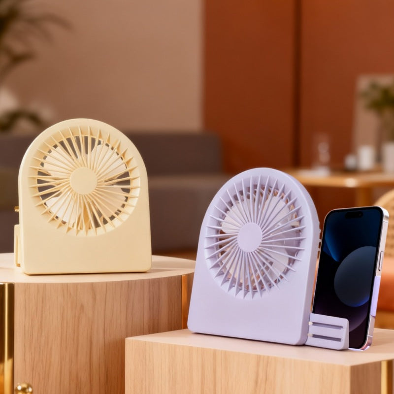 Ladies Compact Table Fan with USB Connection and Quiet Operating Modes Stornfield