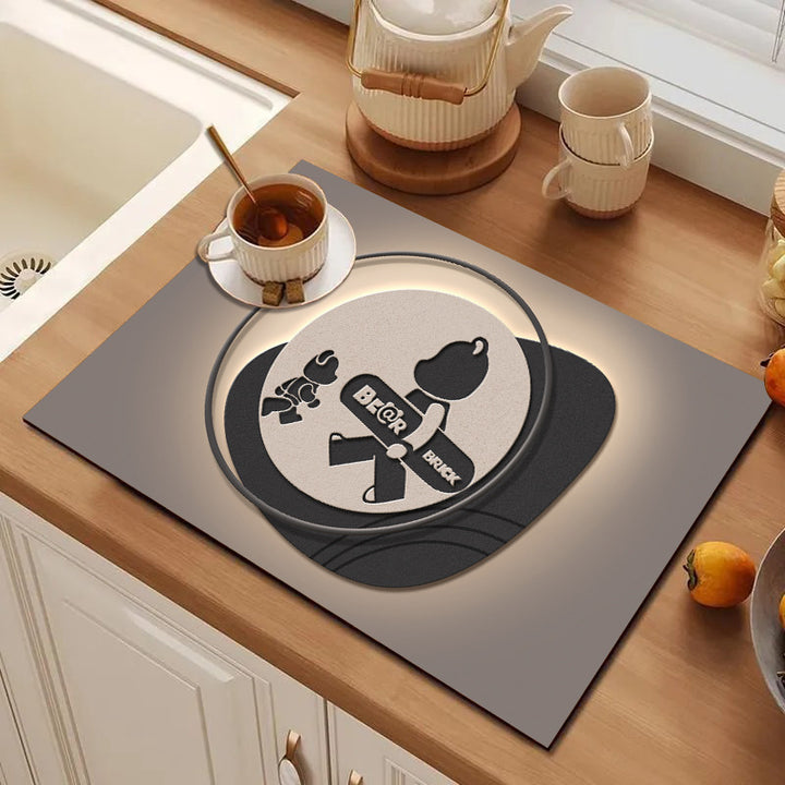 Cute Cartoon Character Kitchen Mat Stornfield