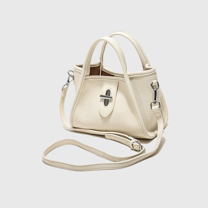 Textured Mini Handheld Satchel Bag