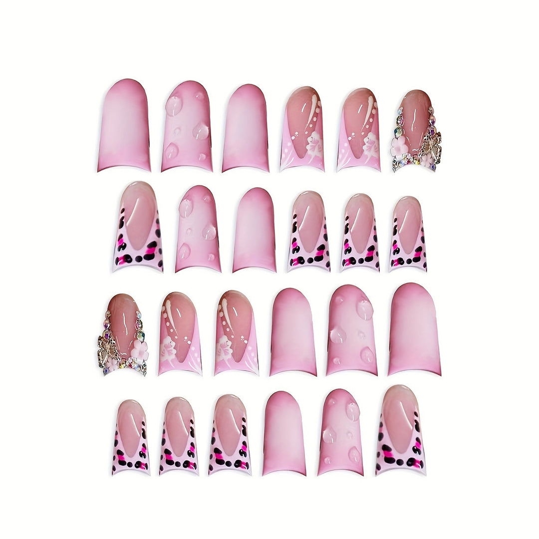 Decorative Press-On Nail Art Set Stornfield