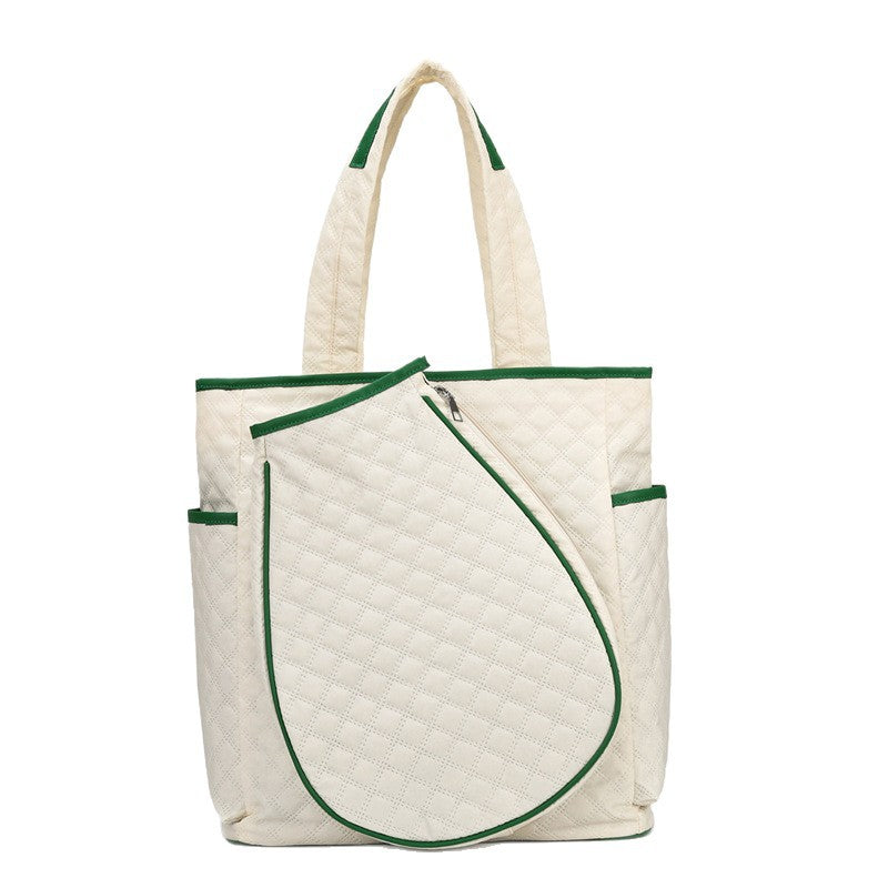Quilted Multi-Pocket Tote Bag Stornfield