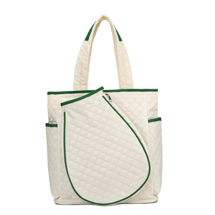 Quilted Multi-Pocket Tote Bag Stornfield