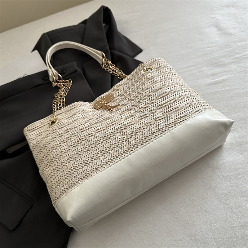 Stylish Woven Beach Tote Bag