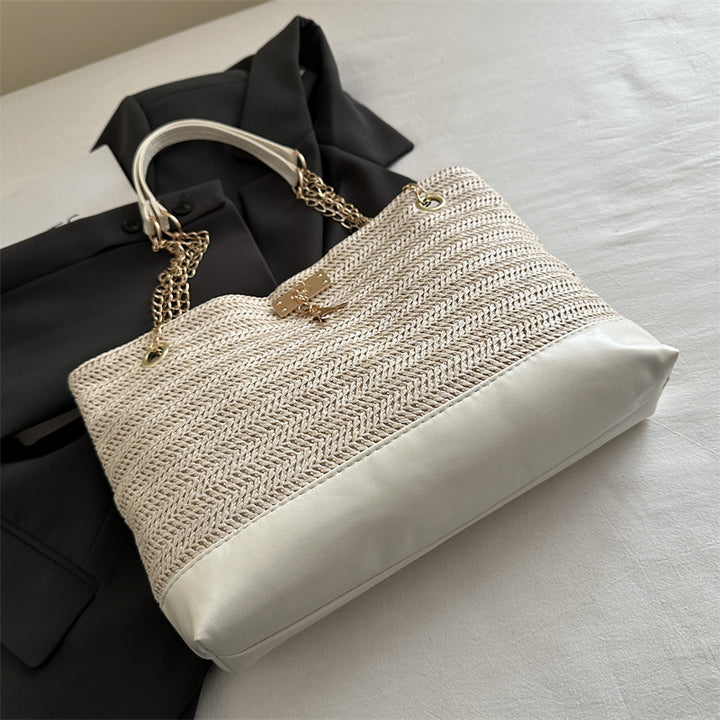 Stylish Woven Beach Tote Bag