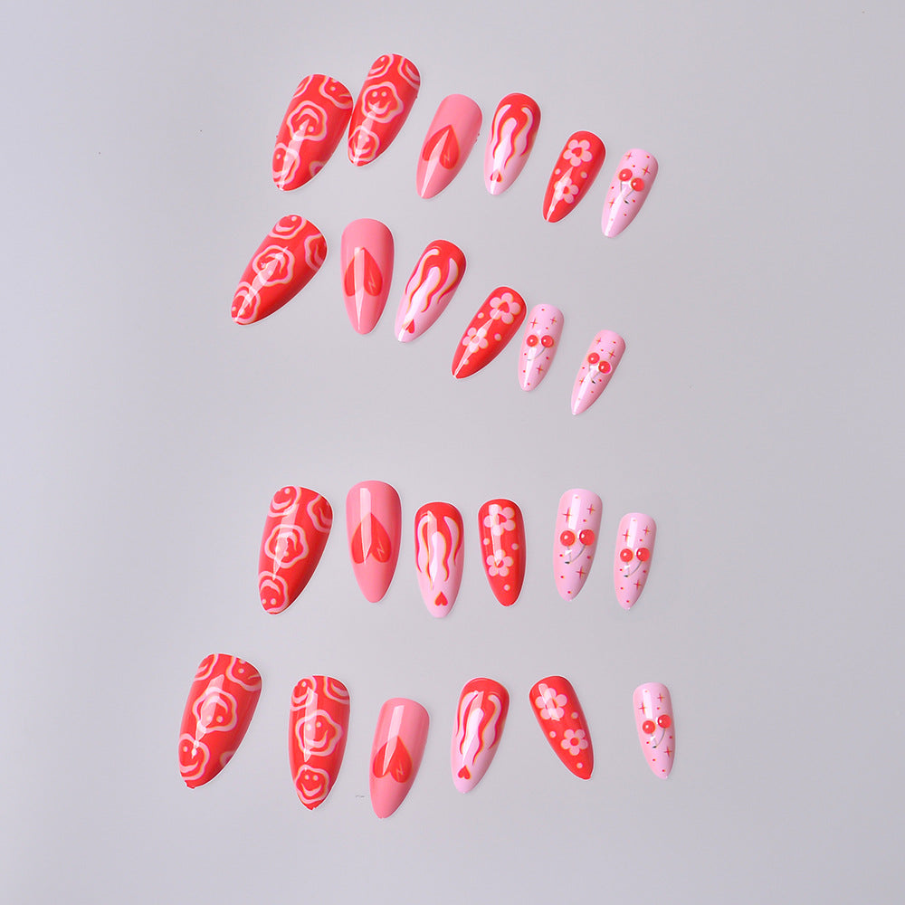 Artistic Press-On Nail Design Set Stornfield