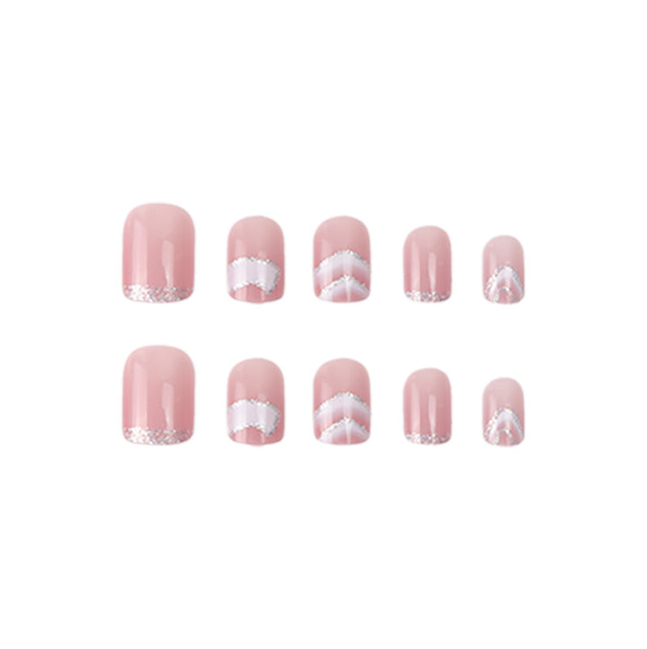 Elegant Gel Press-On Nail Set Stornfield