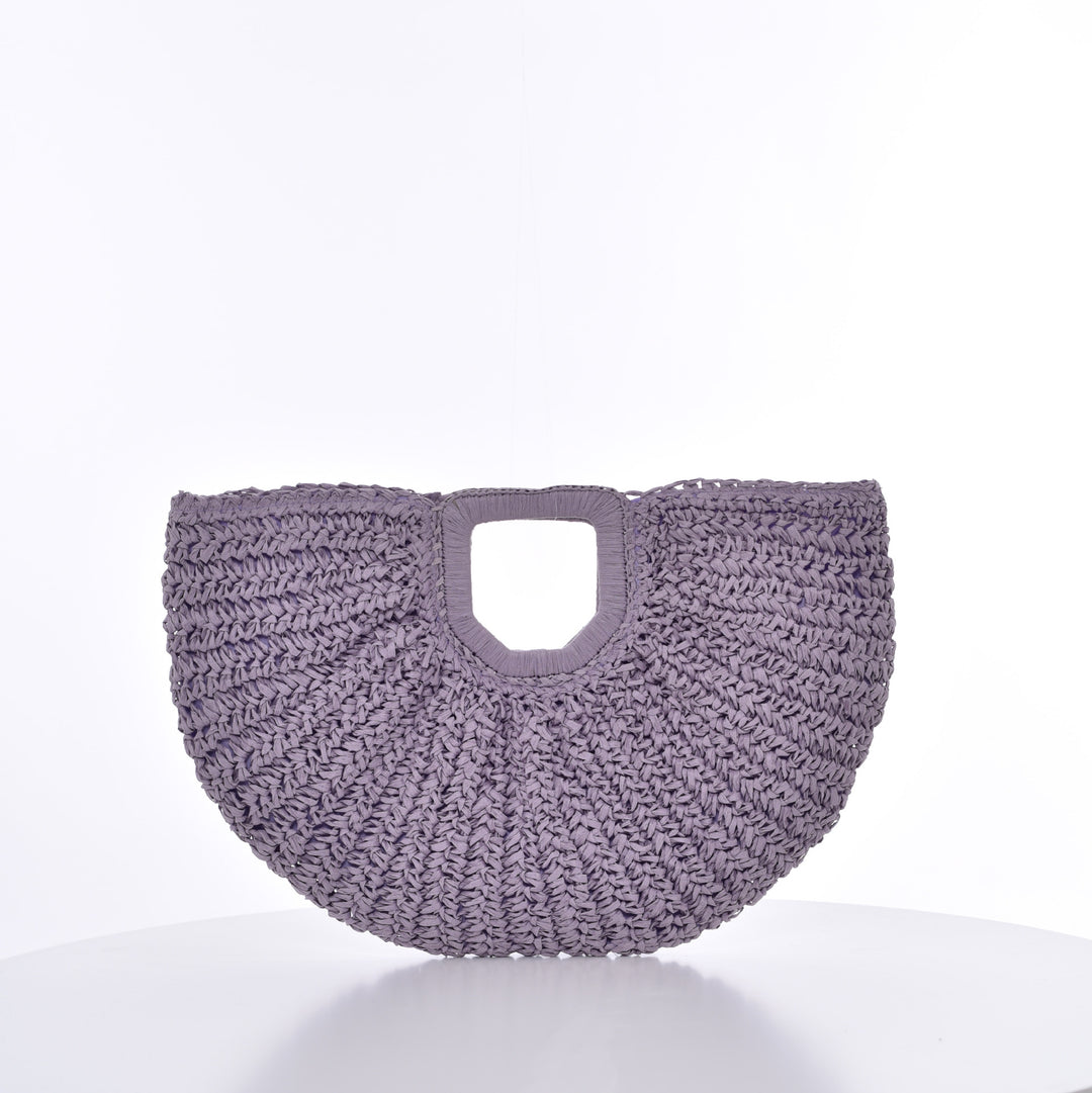 Handcrafted Ribbed Structure Beach Bag Stornfield