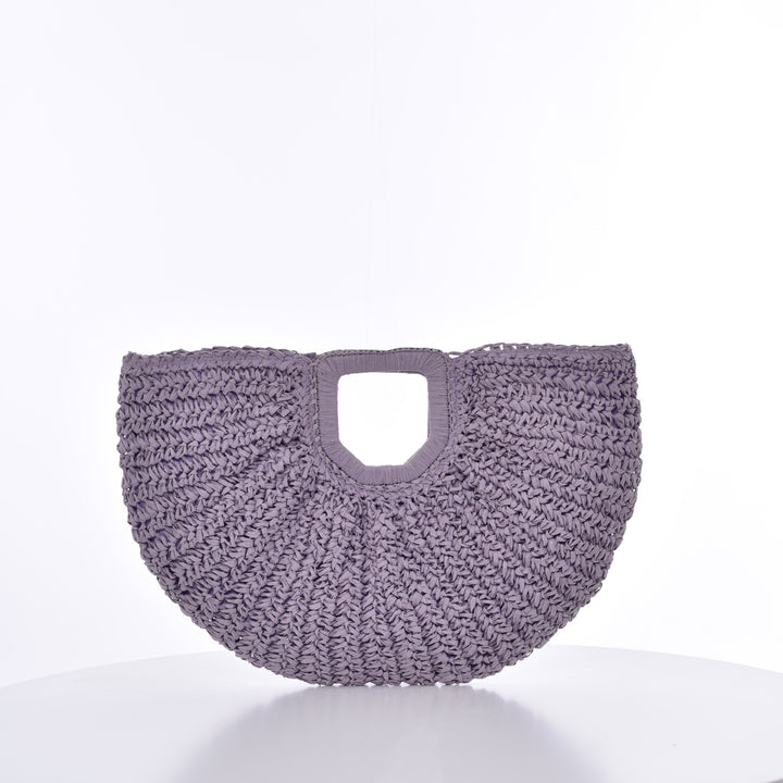 Handcrafted Ribbed Structure Beach Bag Stornfield