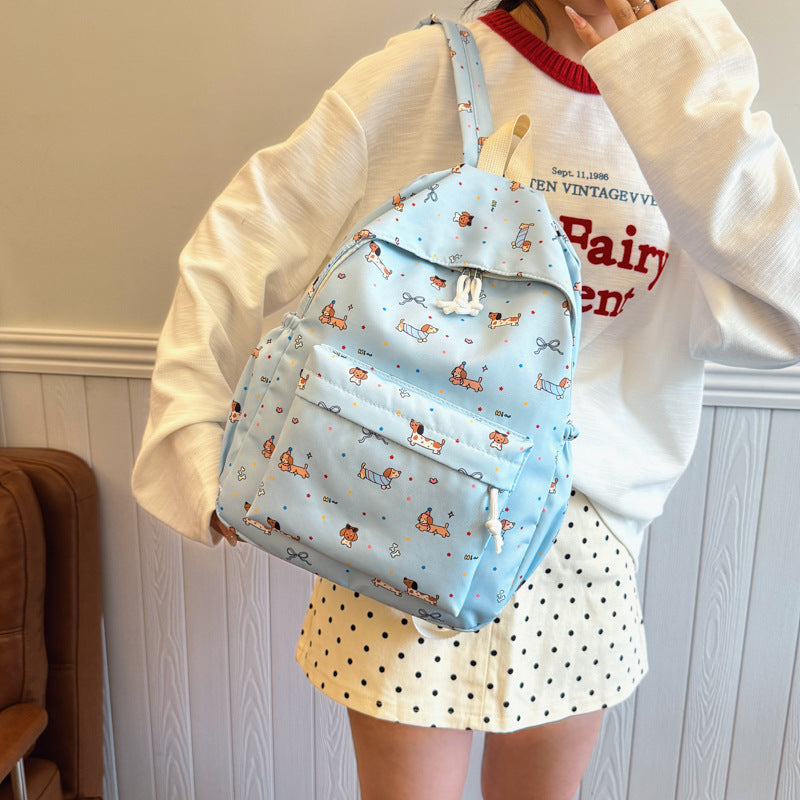 Backpack with Cheerful Dog Motif Stornfield