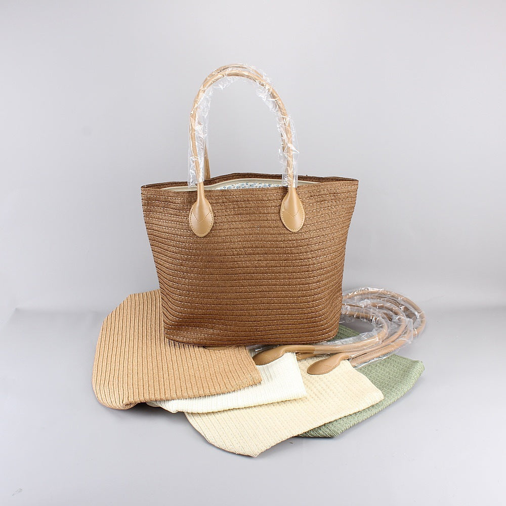 Shopping bag made of eco-friendly natural material with reinforced carrying handles Stornfield