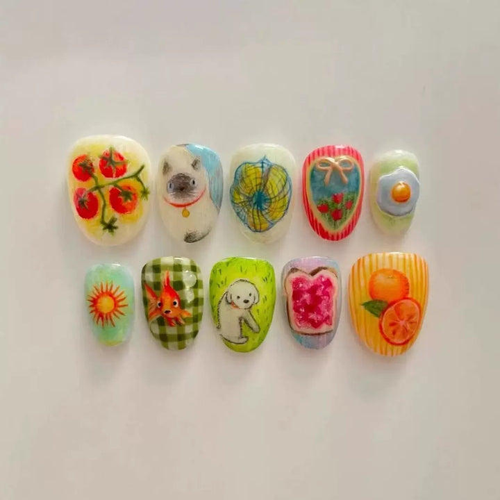 Artistic Themed Nail Art Set Stornfield