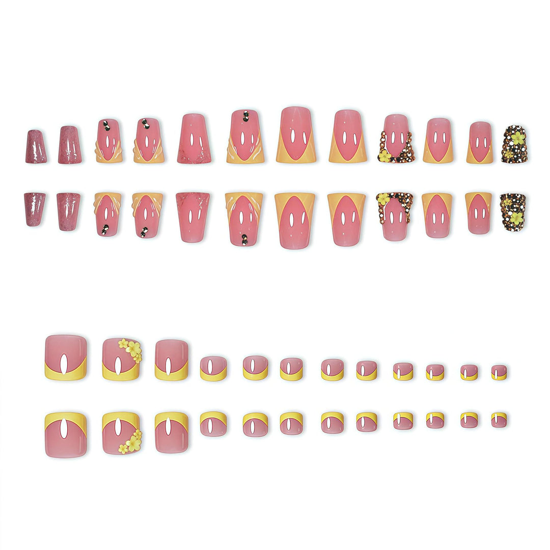 Luxury Decorative Press-On Nail Set Stornfield