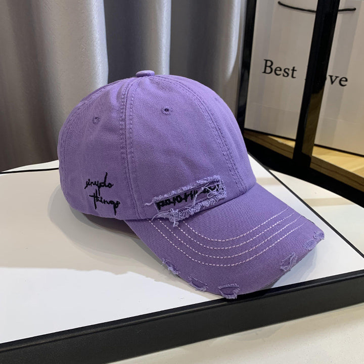 Unisex Distressed Graphic Baseball Hat Stornfield