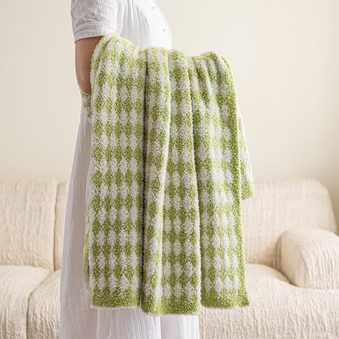 Soft Textured Throw Blanket