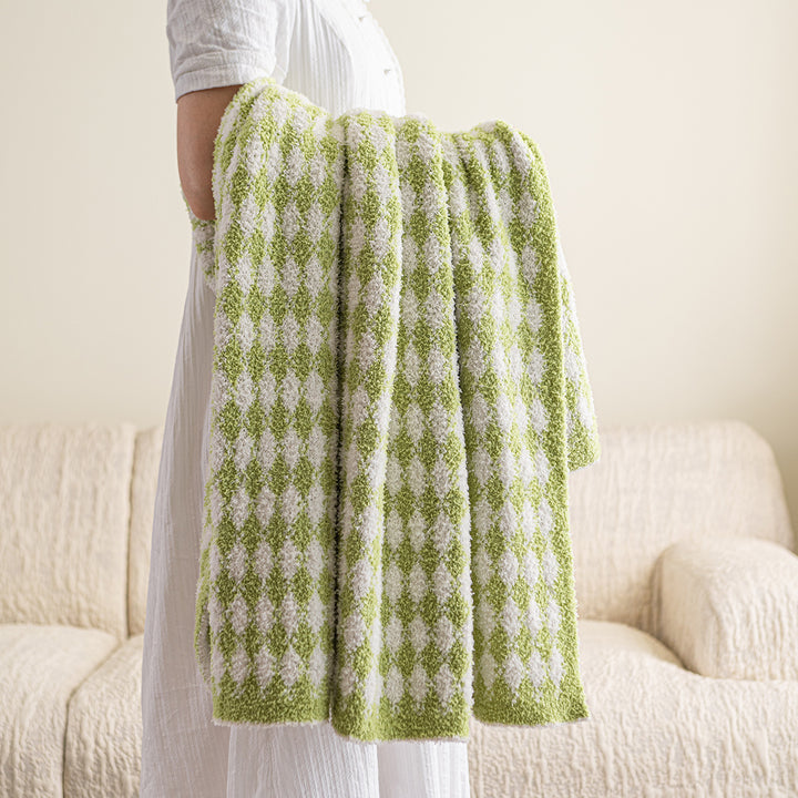 Soft Textured Throw Blanket