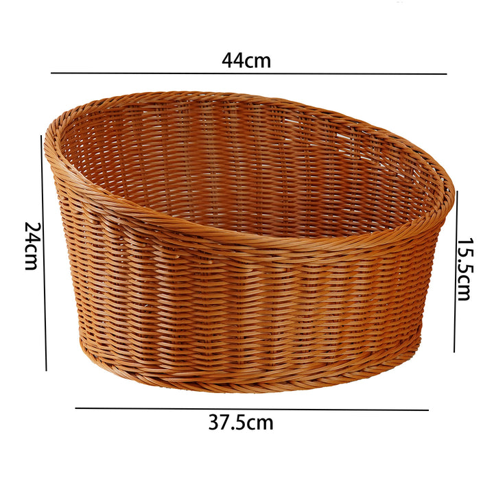 Elegant Woven Serving Tray Stornfield
