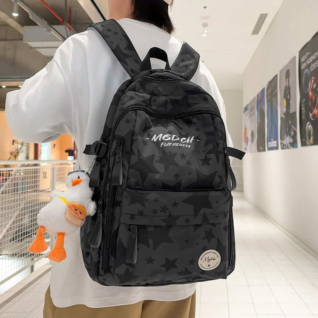 Stylish Star-Patterned Casual Backpack Stornfield 1791205930