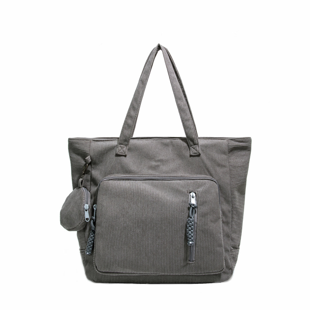 WoSpacious Multi-Pocket Canvas Tote Bag Stornfield