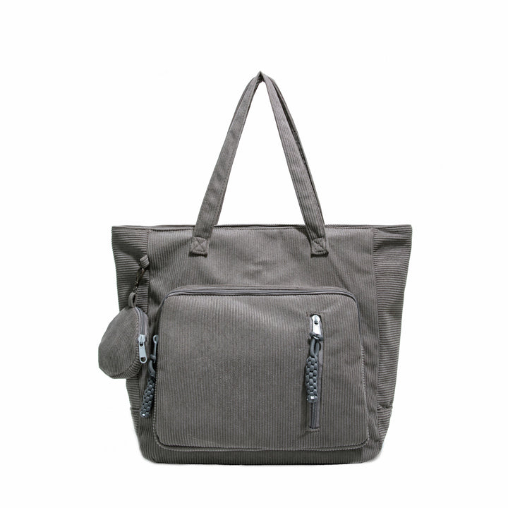 WoSpacious Multi-Pocket Canvas Tote Bag Stornfield