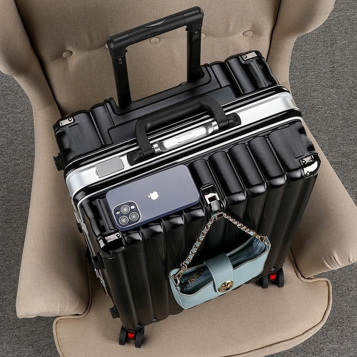 Hard Shell Trolley With Integrated Usb Charging Port And Multifunctional Storage Stornfield