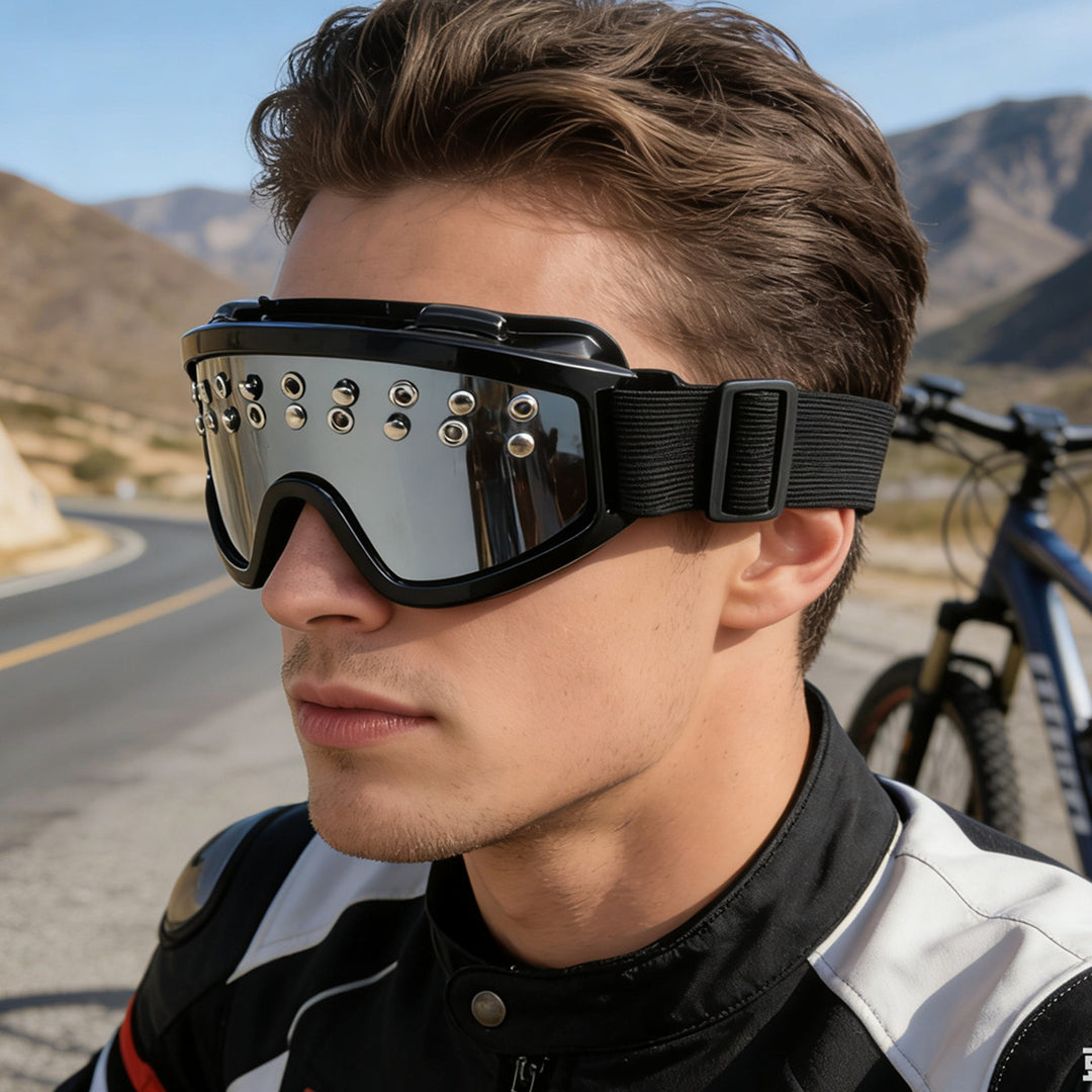 Women's Sporty Ski Goggles with Reflective Lens Stornfield