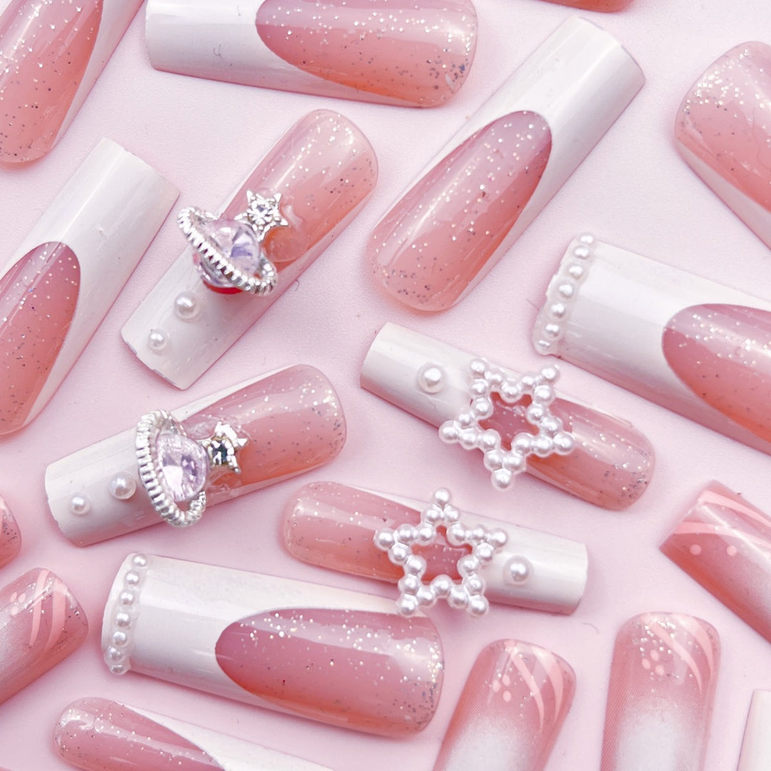 Glamorous Decorative Press-On Nail Art Stornfield
